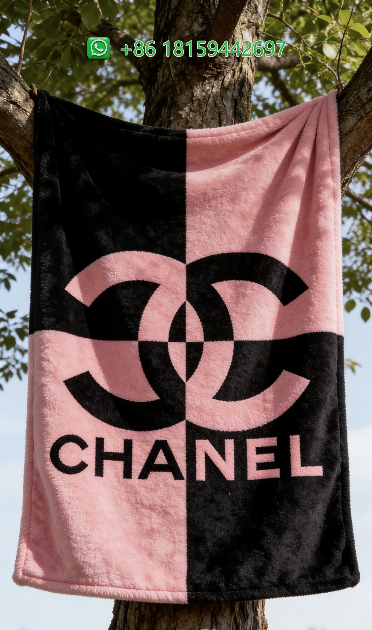 Chanel Throw Blankets